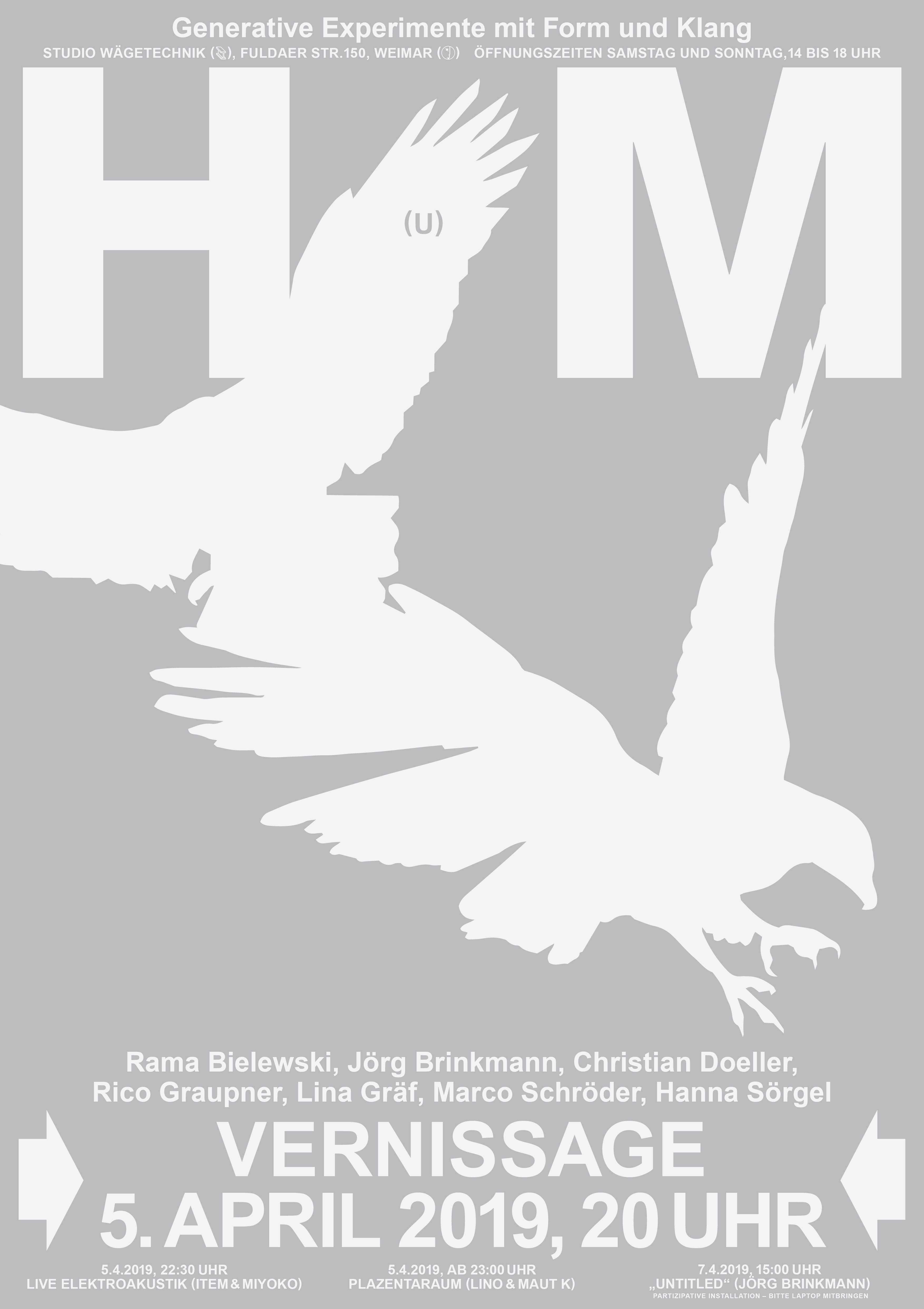 christian doeller exhibition HUM poster